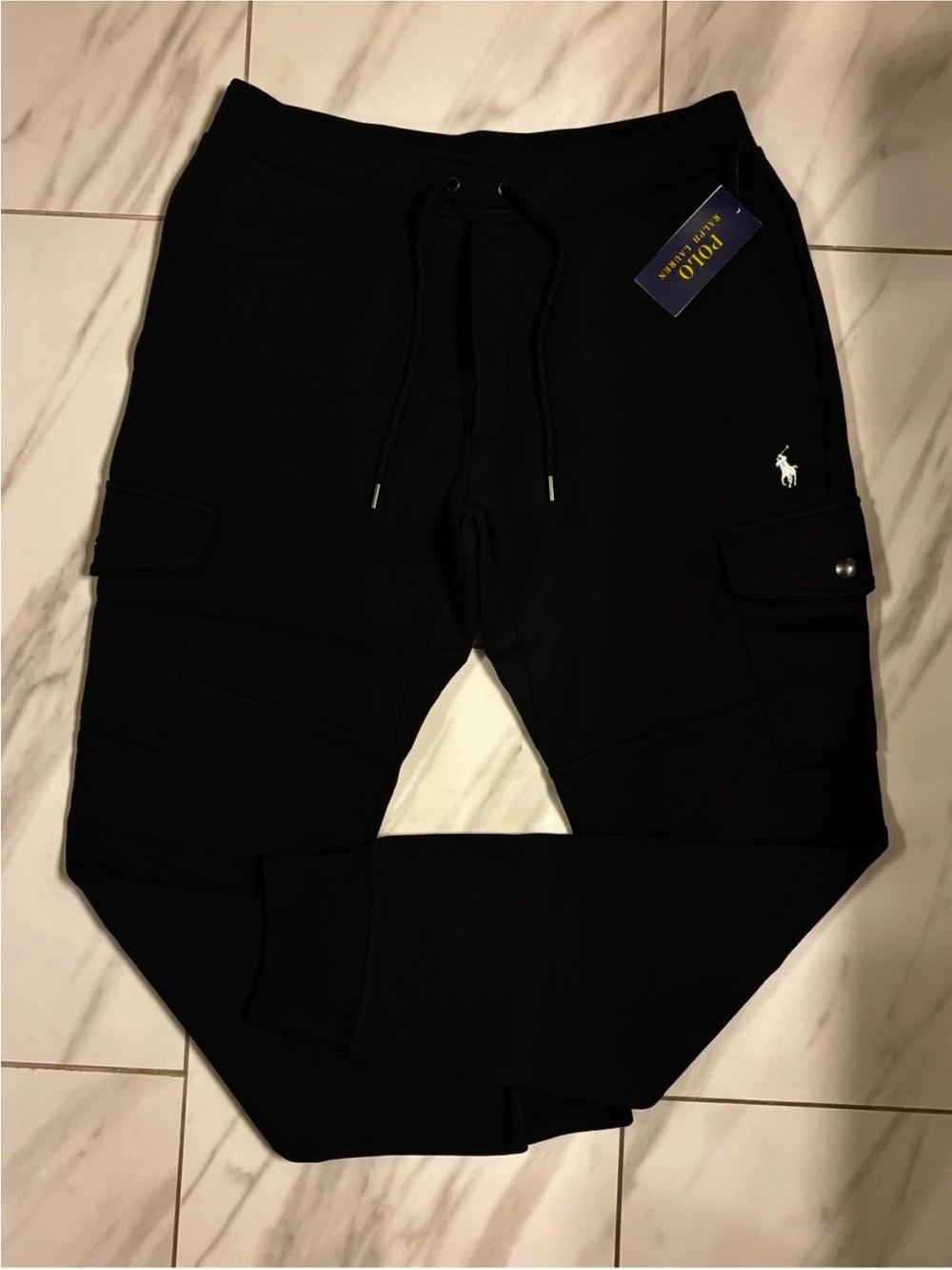Men’s Polo Ralph Lauren Double Knit Cargo Sweatpant Joggers